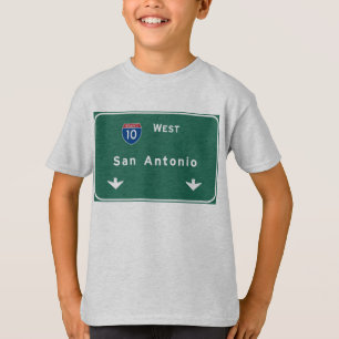San Antonio Texas tx Interstate Highway Freeway : T-Shirt