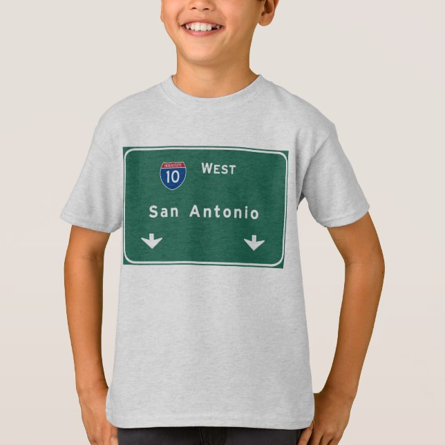 San Antonio Texas tx Interstate Highway Freeway : T-Shirt (Front)