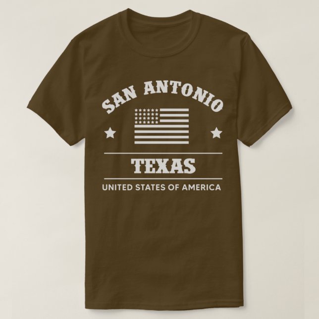 San Antonio Texas USA T-Shirt (Design Front)