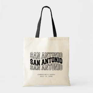 San Antonio Wedding Welcome Tote Bag