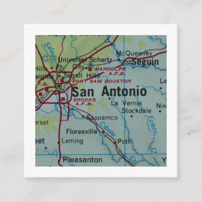 San Antonio We've Moved New Address Card (Front)