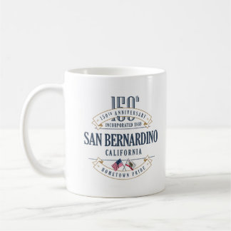 San Bernardino, California 150th Anniversary Mug
