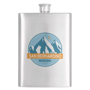 San Bernardino Mountains California Hip Flask