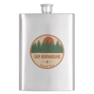San Bernardino National Forest Hip Flask