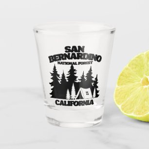 San Bernardino National Forest Shot Glass