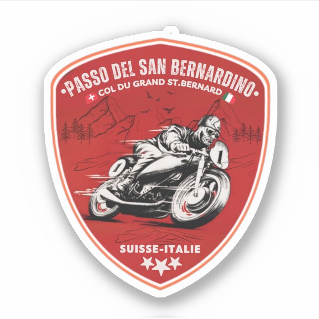 San Bernardino Pass in moto swiss apls (Front)
