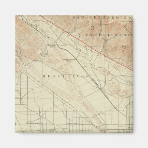 San Bernardino quadrangle showing San Andreas Rift Magnet