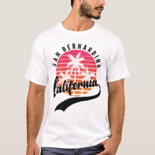 San Bernardino Retro Sunset Men's T-Shirt