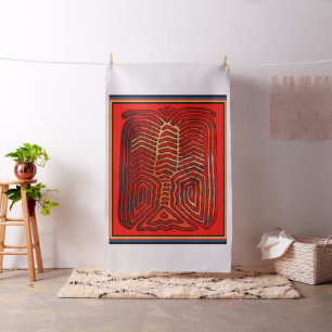 San Blas Island Lobster Fabric