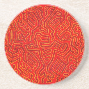 San Blas Island Mola Spirits Coaster