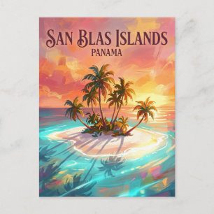 San Blas Islands Panama Postcard