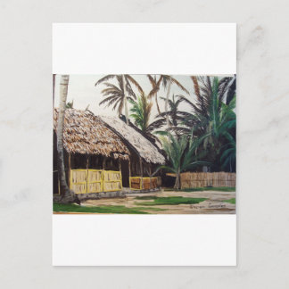 San Blas Islands, Panama WaterColor Postcard