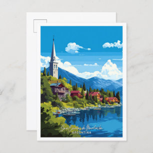 San Carlos de Bariloche Argentina Travel  Postcard