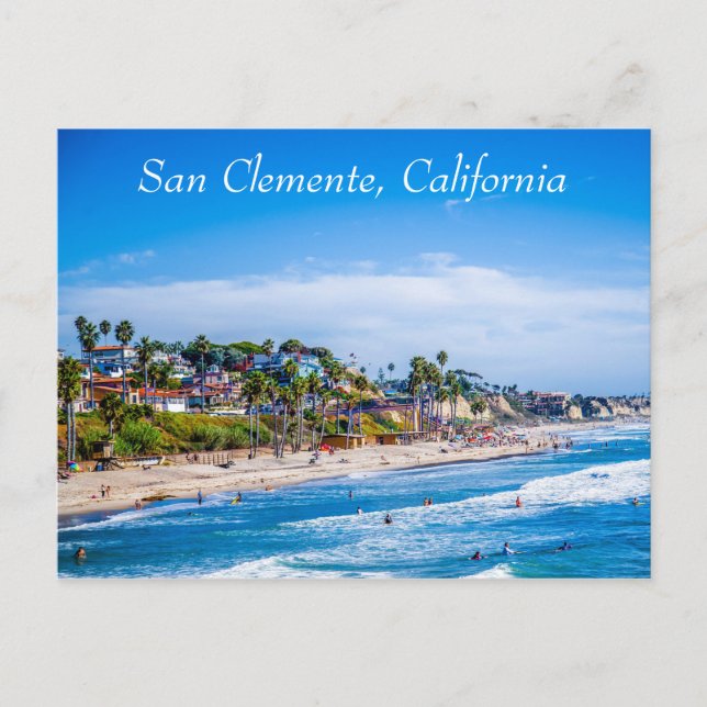 San Clemente Beach Postcard (Front)
