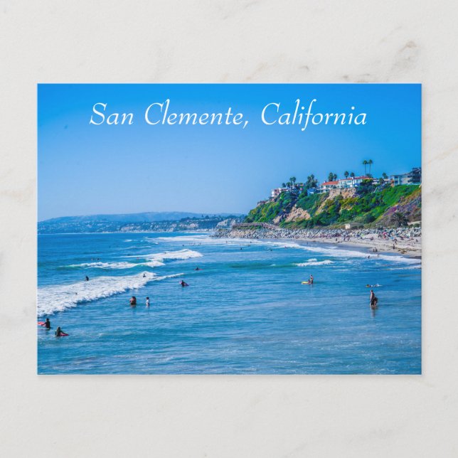 San Clemente Beach Postcard (Front)