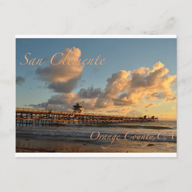 San Clemente California Postcard (Front)