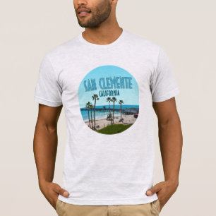 San Clemente Pier Beach California Vintage T-Shirt