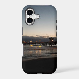 san clemente pier night time ocean california