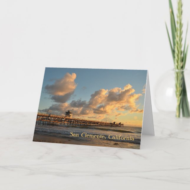 San Clemente Sunset Card (Front)
