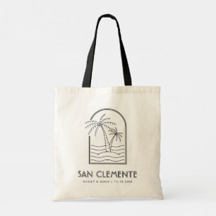 San Clemente Wedding Weekend Destination Wedding Tote Bag