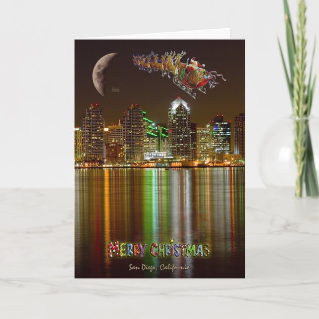 San Deigo Christmas Holiday Card (Front)