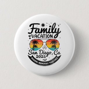 San Diego 6 Cm Round Badge