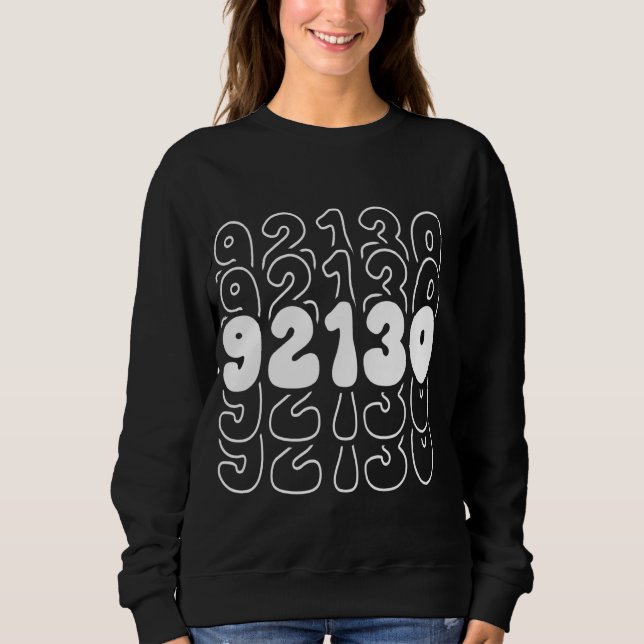 San Diego 92130 California CA Zipcode Sweatshirt (Front)