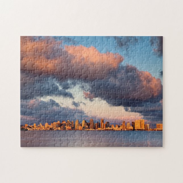 San Diego Bay City Skyline Jigsaw Puzzle (Horizontal)