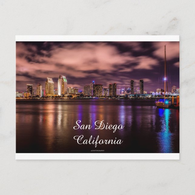 San Diego Bay Post Card (Front)