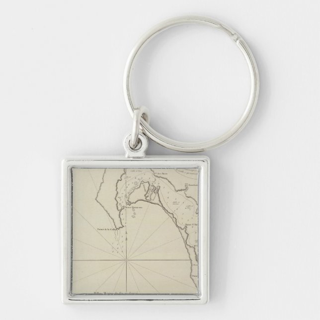 San Diego Bay Region  San Blas Region Mexico Key Ring (Front)