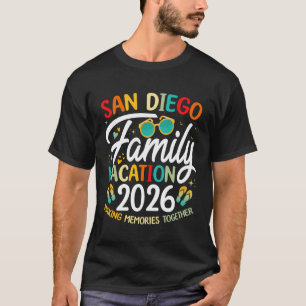 San Diego Beach CA Family Vacation 2026 Matching T T-Shirt