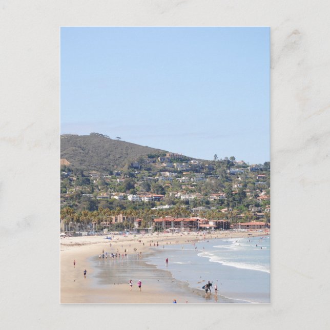 San Diego beach Postcard (Front)