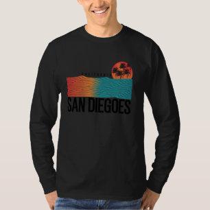 San Diego Beaches California Women Men Surfboardin T-Shirt