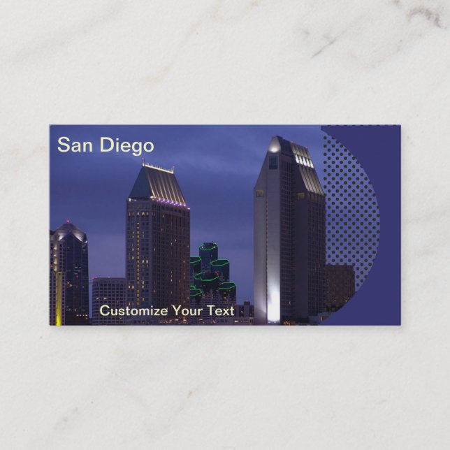 San Diego Business Card Photo (Front)