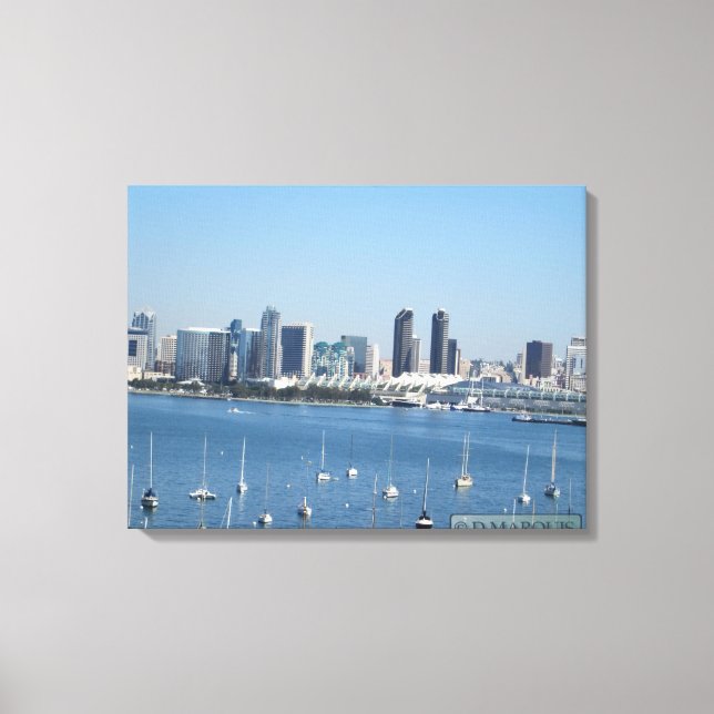 SAN DIEGO, CA #1 CANVAS PRINT (Front)