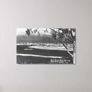 San Diego, CA Bay and City from Point Loma Canvas Print