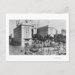 San Diego, CA City View of US Grant Hotel Postcard