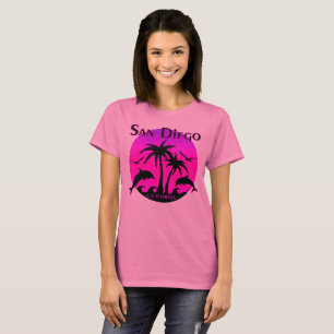 San Diego, CA Hot Pink T-Shirt