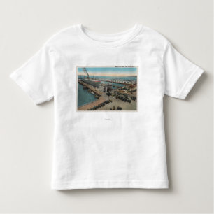 San Diego, CA - Municipal Piers Waterfront Toddler T-Shirt
