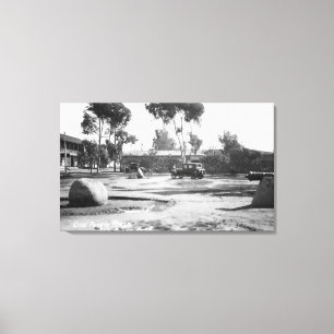 San Diego, CA Old Town Plaza View Photograph Canvas Print