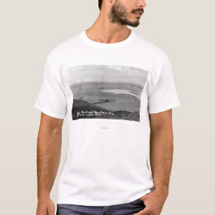 San Diego, CA View of Ballast Point and Bay T-Shirt