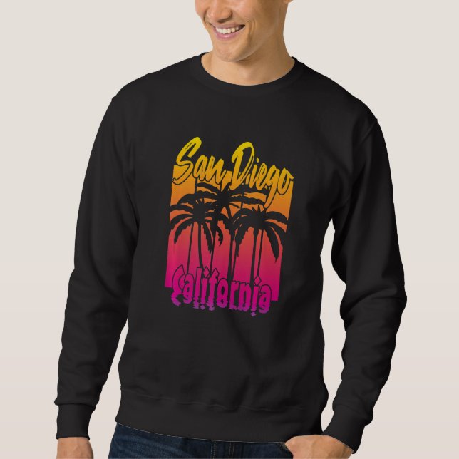 San Diego California  2 Sweatshirt (Front)