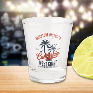 San Diego California Beach Funny San Diego Shot Glass