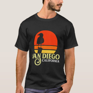 San Diego California Beach Seagull T-Shirt