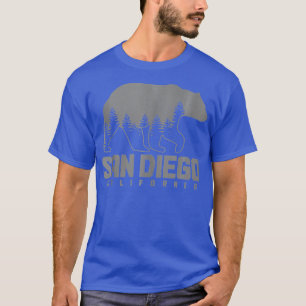 San Diego California Bear Grizzly Pride Outdoor Vi T-Shirt