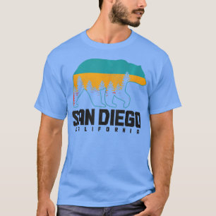 San Diego California Bear Grizzly Pride Outdoor Vi T-Shirt