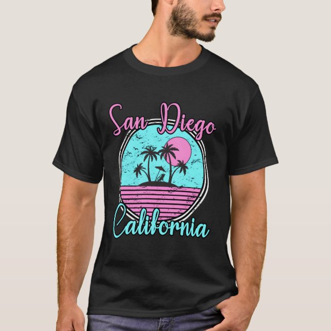 San Diego California Ca Beach Travel T-Shirt (Front)