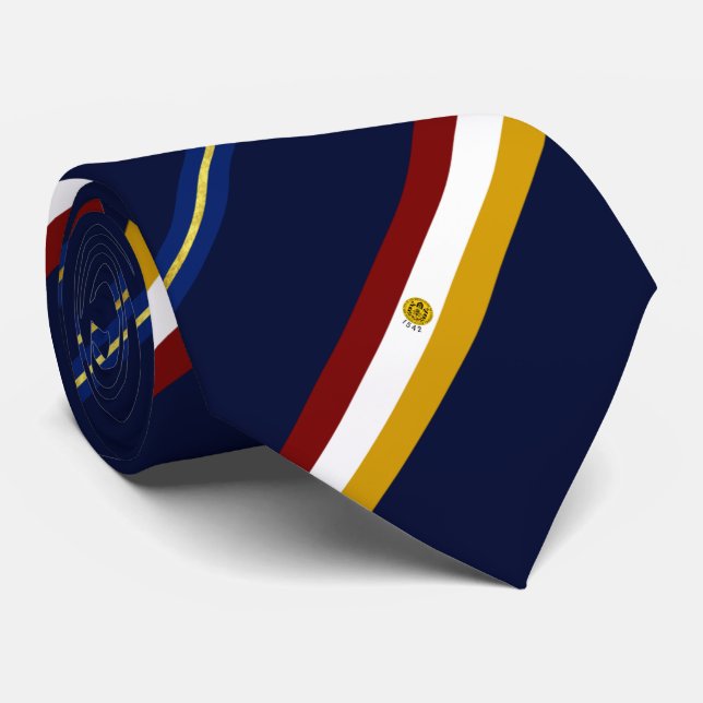 San Diego (California) city flag Neck Tie (Rolled)