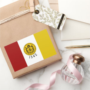 San Diego (California) City flag Rectangular Sticker