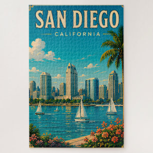 🌊 San Diego California Coastal City Views Jigsaw Puzzle